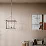 6_Kichler Eisley 22 1/4" 4-Light Black and Polished Nickel Chandelier more views