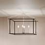 Thumbnail1 of Kichler Eisley 24" Nickel and Black Semi Flush Mount Ceiling Light