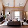 7_Kichler Eisley 28 1/4"W Polished Nickel Foyer Pendant Light more views