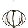 Kichler Elata 27" Wide Olde Bronze 5-Light Orbital Chandelier