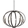 2_Kichler Elata 36" Wide Olde Bronze 8-Light Globe Orbital Chandelier