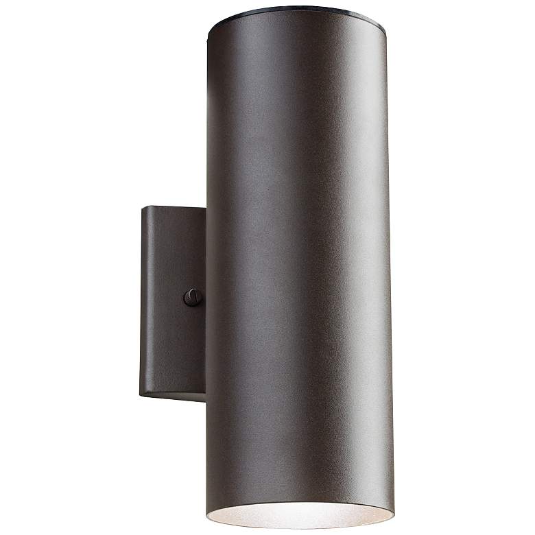 Image 2 Kichler Elba 12 1/4 inchH LED Bronze Outdoor Up/Down Wall Light
