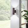 5_Kichler Elba 12 1/4"H LED Bronze Outdoor Up/Down Wall Light more views