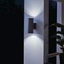 6_Kichler Elba 12 1/4"H LED Bronze Outdoor Up/Down Wall Light more views