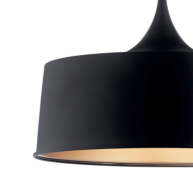 Image 2 Kichler Elias 22" Wide Black Pendant Light more views