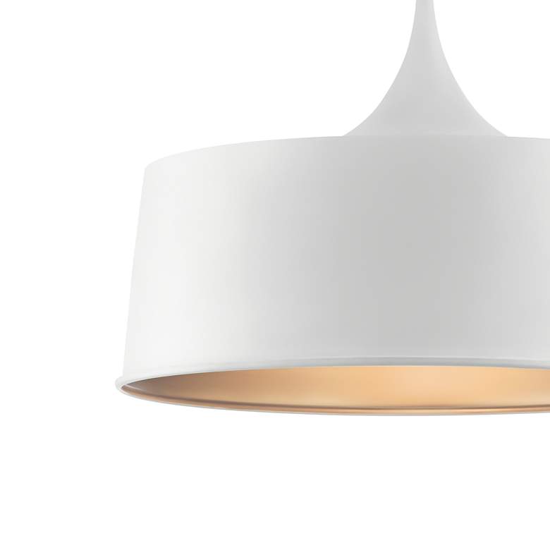 Image 2 Kichler Elias 22" Wide White Convertible Pendant Light more views