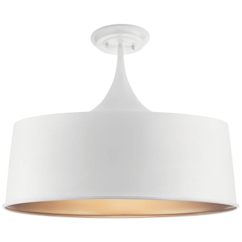 Image 3 Kichler Elias 22" Wide White Convertible Pendant Light more views