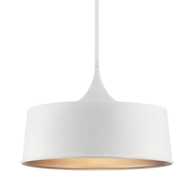 Image 4 Kichler Elias 22" Wide White Convertible Pendant Light more views