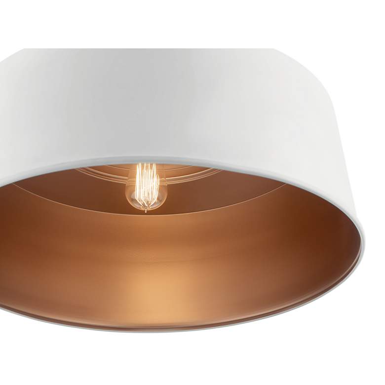 Image 5 Kichler Elias 22" Wide White Convertible Pendant Light more views