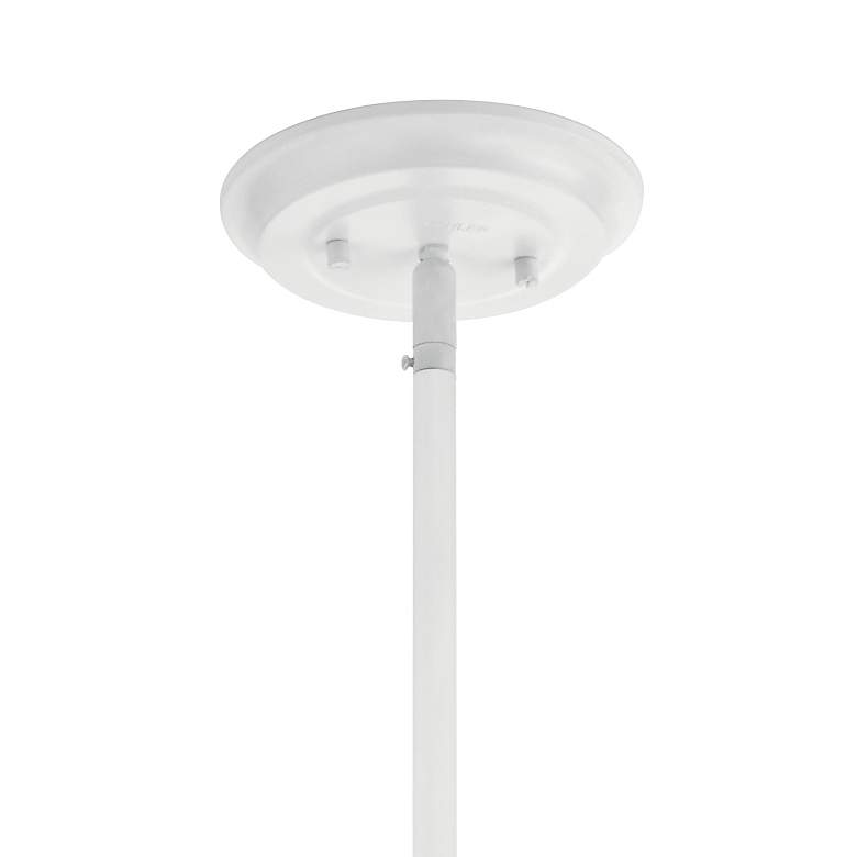 Image 6 Kichler Elias 22" Wide White Convertible Pendant Light more views