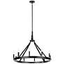 3_Kichler Emmala 34 1/4" Wide Black 10-Light Chandelier