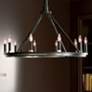 2_Kichler Emmala 34 1/4" Wide Black 10-Light Chandelier