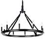 6_Kichler Emmala 34 1/4" Wide Black 10-Light Chandelier more views