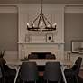 6_Kichler Emmala Brushed Natural Brass Chandelier 10Lt more views