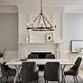7_Kichler Emmala Brushed Natural Brass Chandelier 10Lt more views