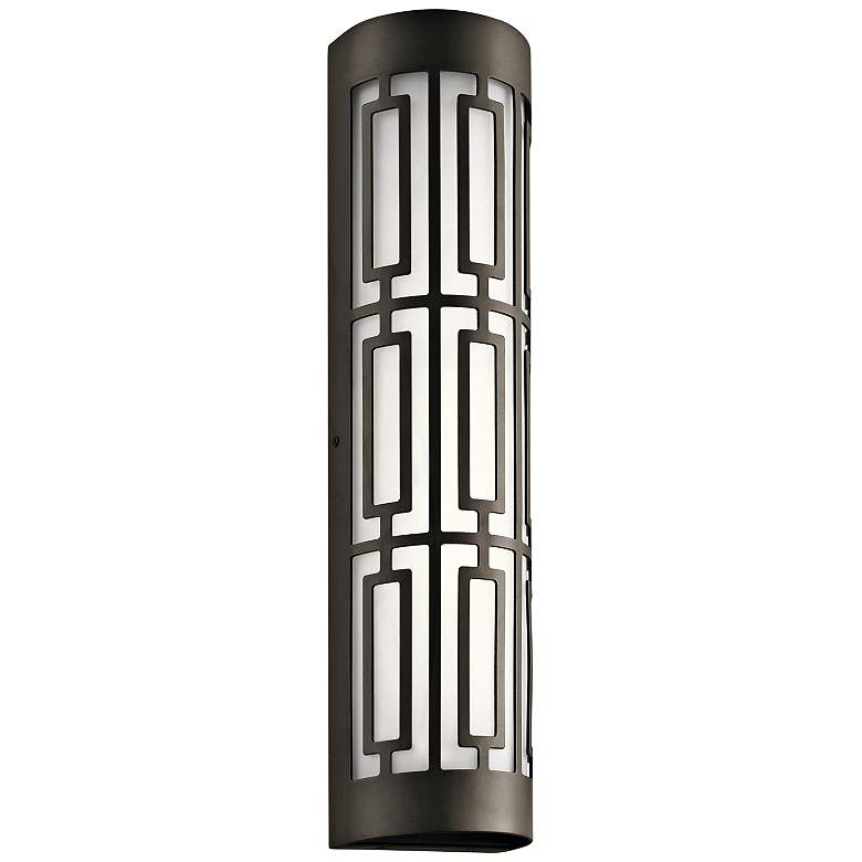 Image 1 Kichler Empire 20 inch High Olde Bronze 2-LED Outdoor Wall Light