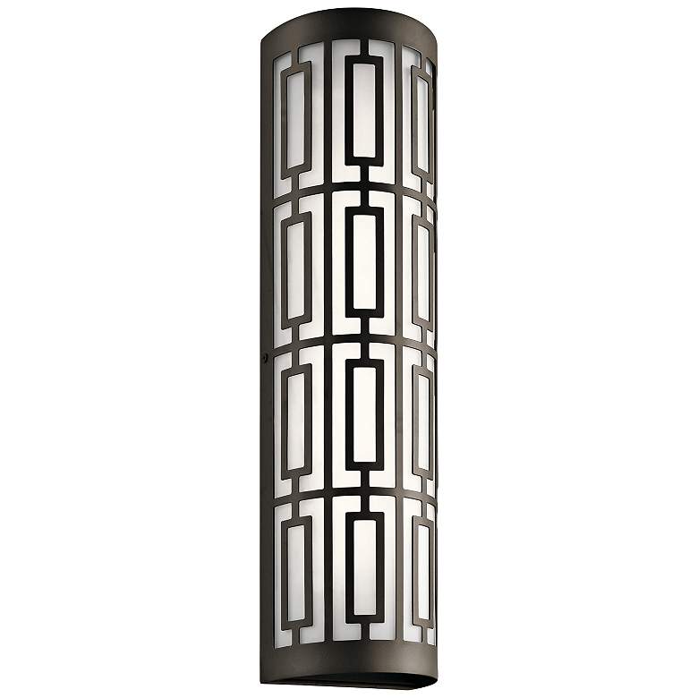 Image 1 Kichler Empire 22 1/4"H Olde Bronze 2-LED Outdoor Wall Light