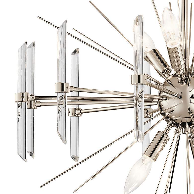 Image 5 Kichler Eris 23 1/2" Wide Polished Nickel 6-Light Chandelier more views