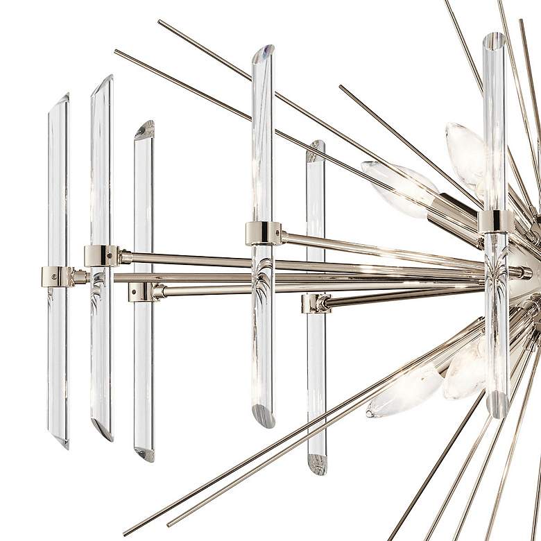 Image 5 Kichler Eris 30" Wide Polished Nickel 8-Light Chandelier more views