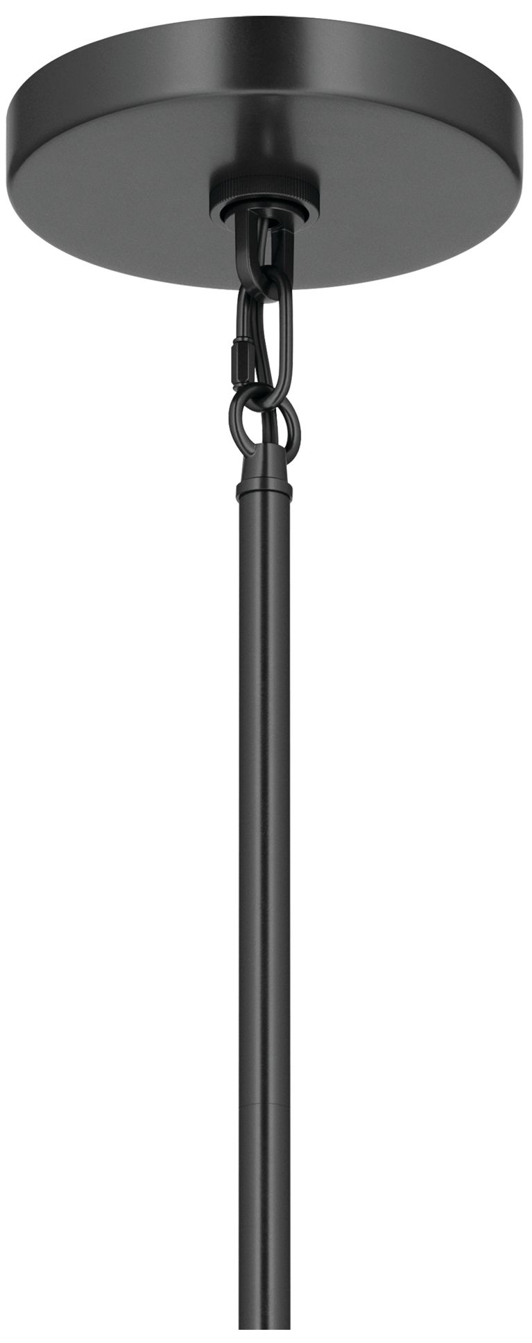 Image 5 Kichler Erma 4" 1-Light Mini Pendant with Clear Glass in Black more views