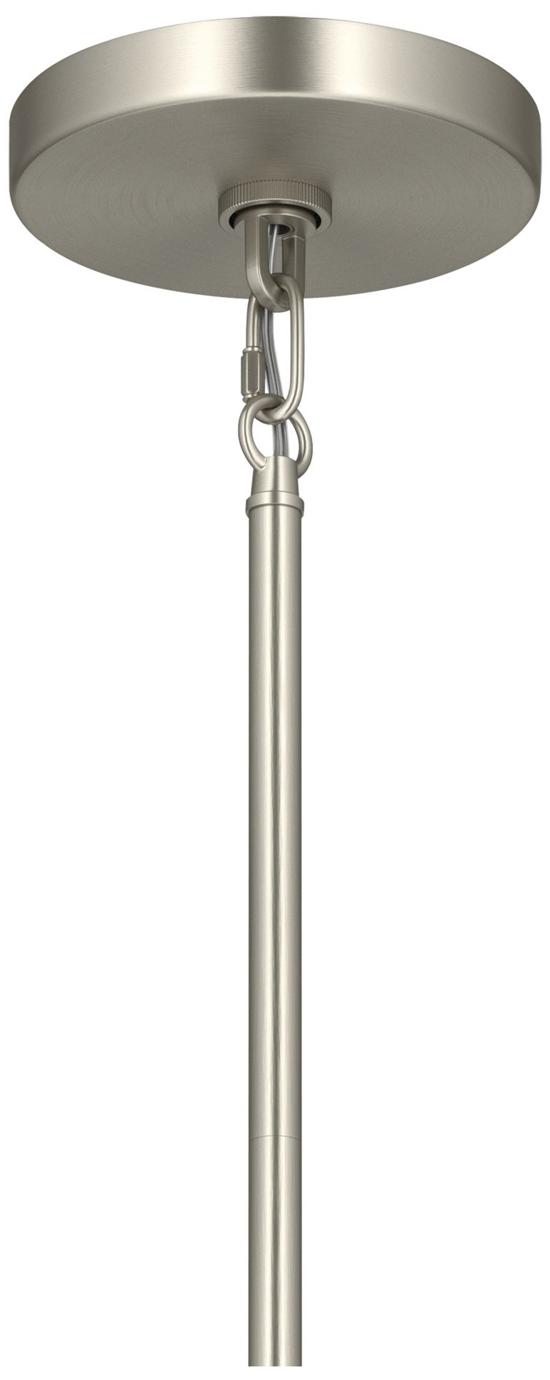 Image 5 Kichler Erma 4" 1-Light Mini Pendant with Clear Glass in Brushed Nickel more views