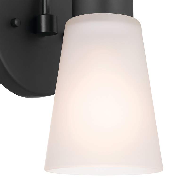 Image 2 Kichler Erma Black Wall Sconce 1Lt more views