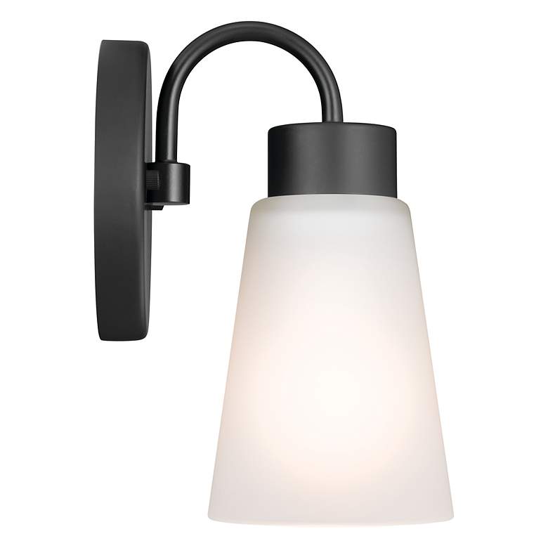 Image 4 Kichler Erma Black Wall Sconce 1Lt more views