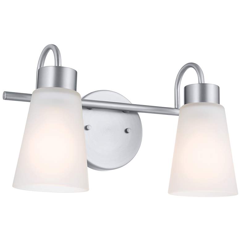 Image 1 Kichler Erma Brushed Nickel Bath 2Lt