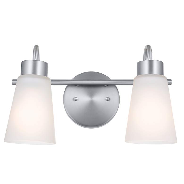 Image 5 Kichler Erma Brushed Nickel Bath 2Lt more views
