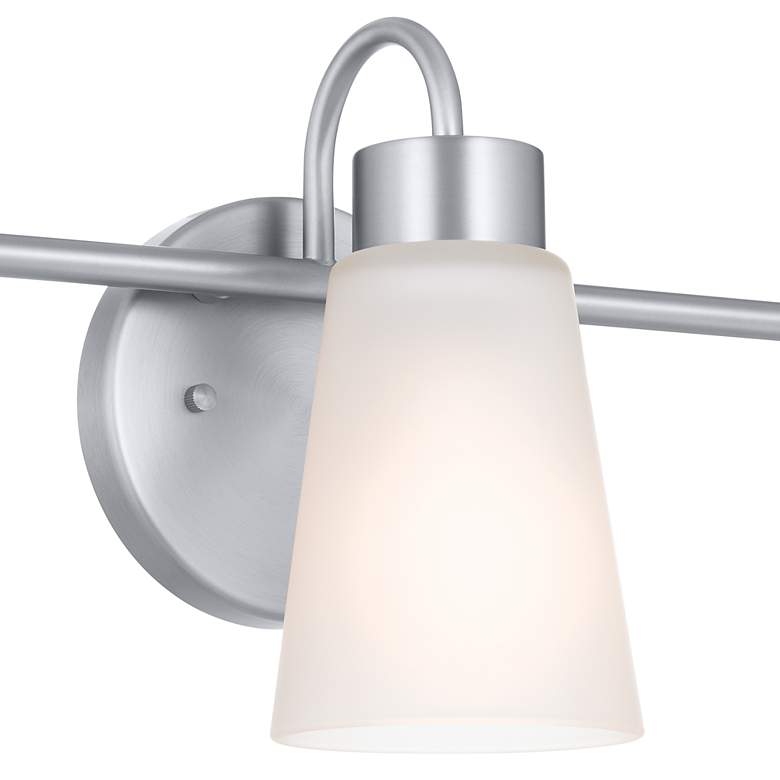 Image 2 Kichler Erma Brushed Nickel Bath 3Lt more views