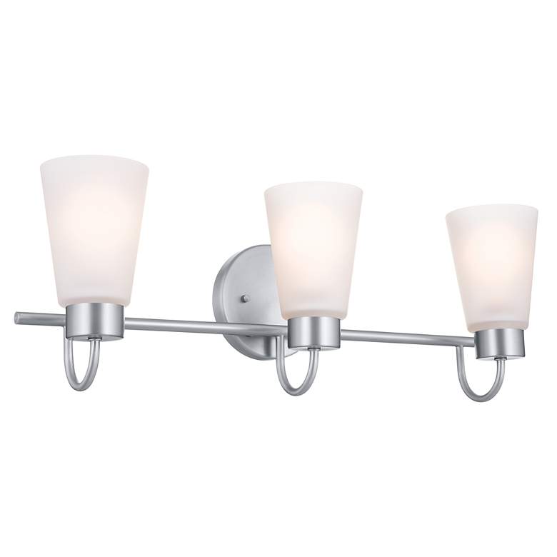 Image 3 Kichler Erma Brushed Nickel Bath 3Lt more views
