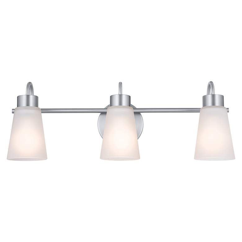 Image 5 Kichler Erma Brushed Nickel Bath 3Lt more views