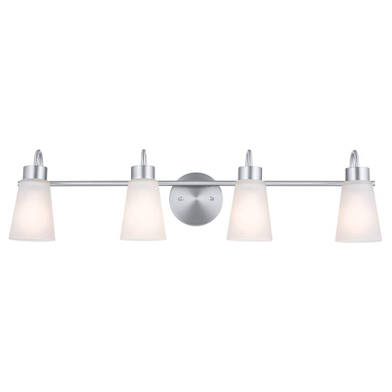Image 5 Kichler Erma Brushed Nickel Bath 4Lt more views