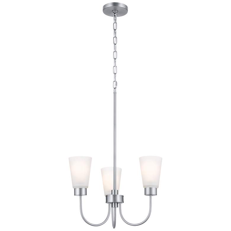 Image 2 Kichler Erma Brushed Nickel Chandelier 3Lt