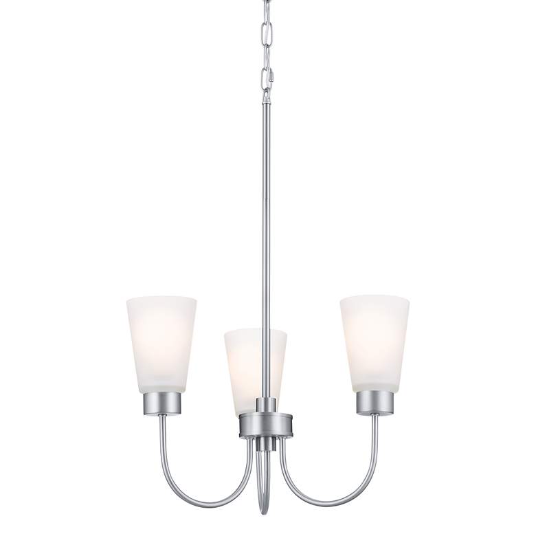 Image 3 Kichler Erma Brushed Nickel Chandelier 3Lt more views