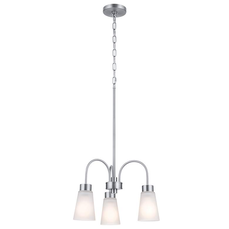 Image 4 Kichler Erma Brushed Nickel Chandelier 3Lt more views