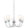3_Kichler Erma Brushed Nickel Chandelier 5Lt more views