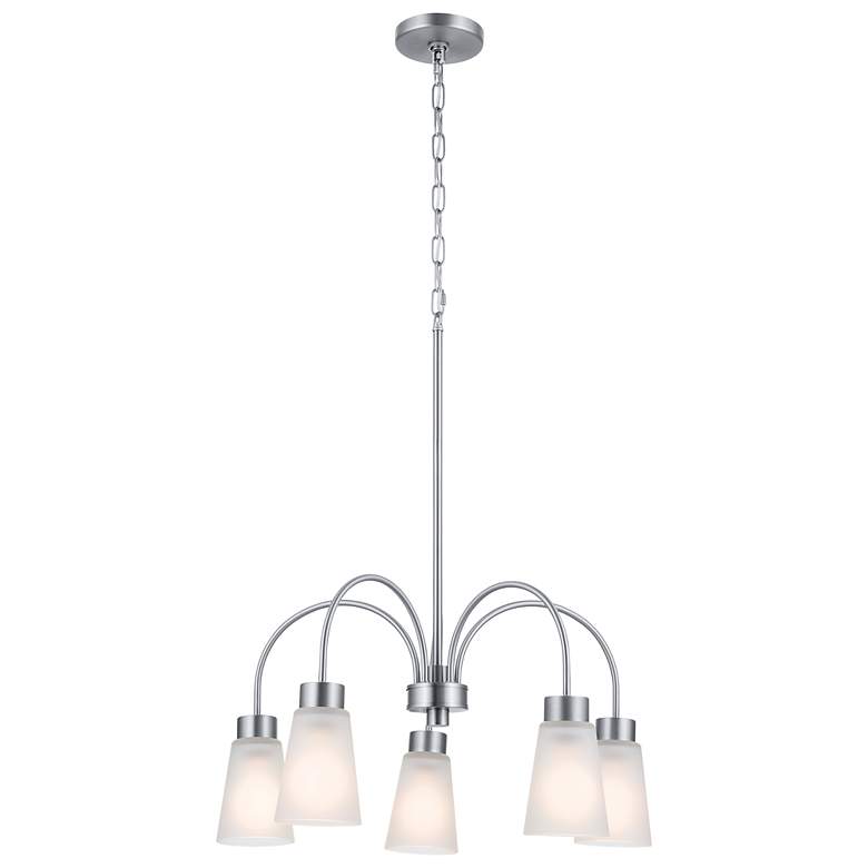 Image 4 Kichler Erma Brushed Nickel Chandelier 5Lt more views