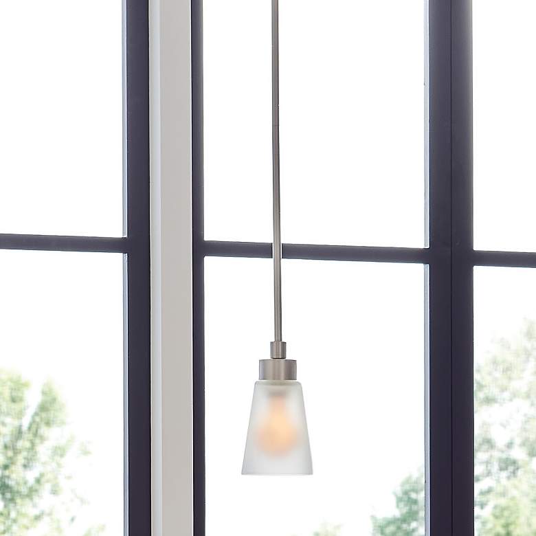 Image 1 Kichler Erma Brushed Nickel Mini Pendant 1Lt