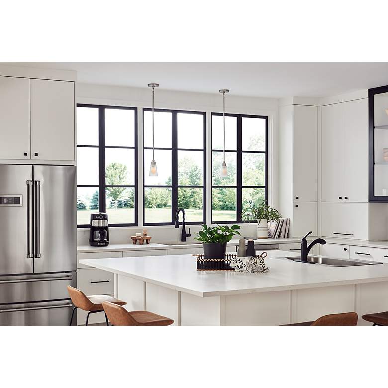 Image 6 Kichler Erma Brushed Nickel Mini Pendant 1Lt more views