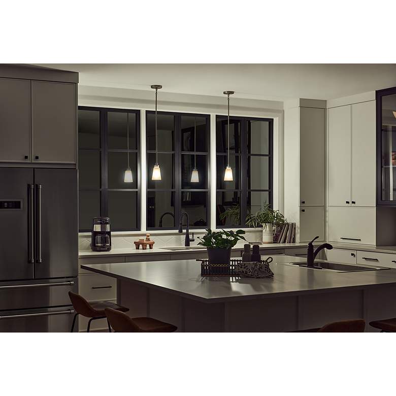 Image 7 Kichler Erma Brushed Nickel Mini Pendant 1Lt more views