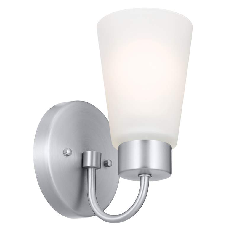 Image 3 Kichler Erma Brushed Nickel Wall Sconce 1Lt more views