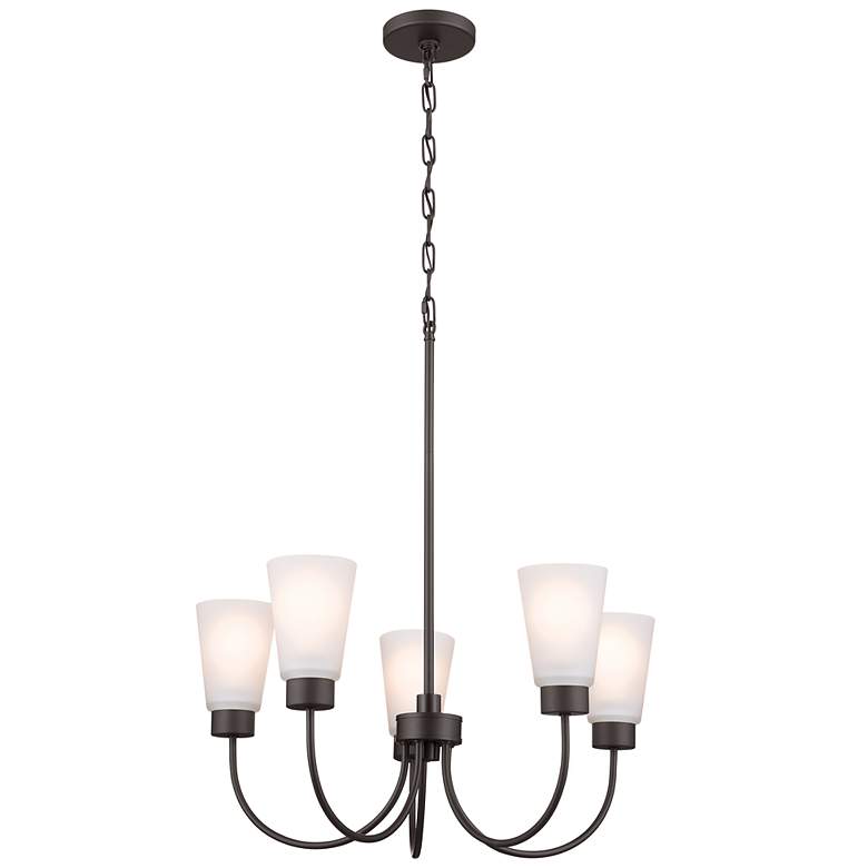 Image 1 Kichler Erma Olde Bronze Chandelier 5Lt