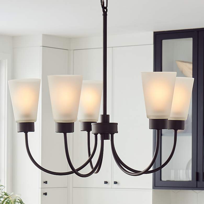 Image 1 Kichler Erma Olde Bronze Chandelier 5Lt