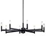 3_Kichler Erzo 35 1/2" Wide Black 8-Light Chandelier more views