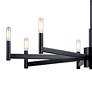 4_Kichler Erzo 35 1/2" Wide Black 8-Light Chandelier more views