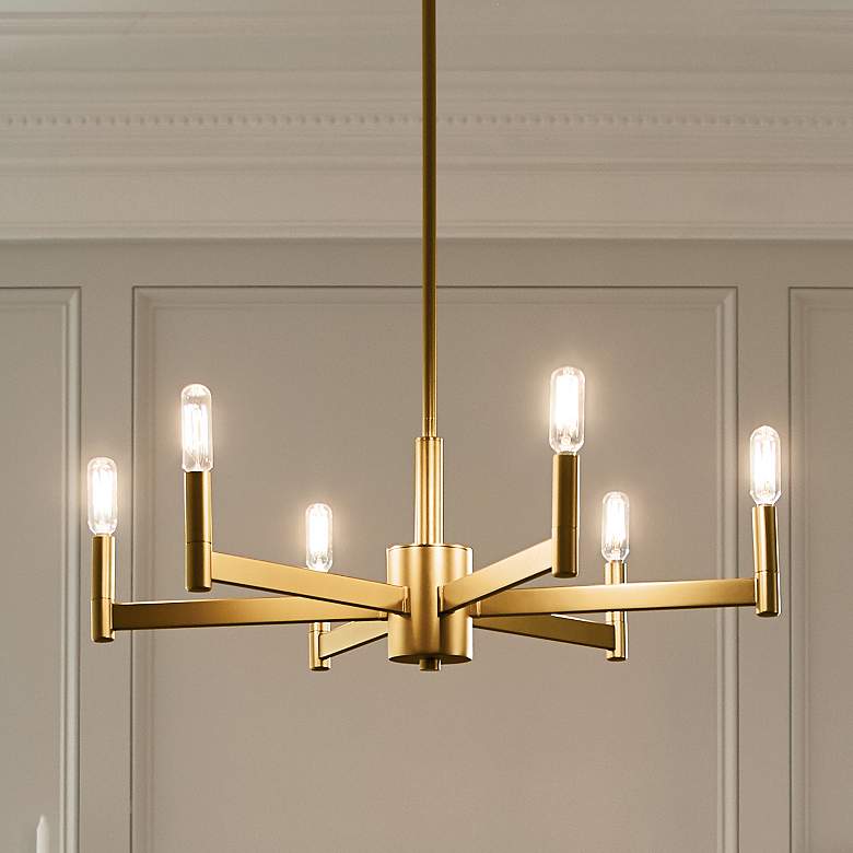 Image 1 Kichler Erzo Chandelier 6 Light