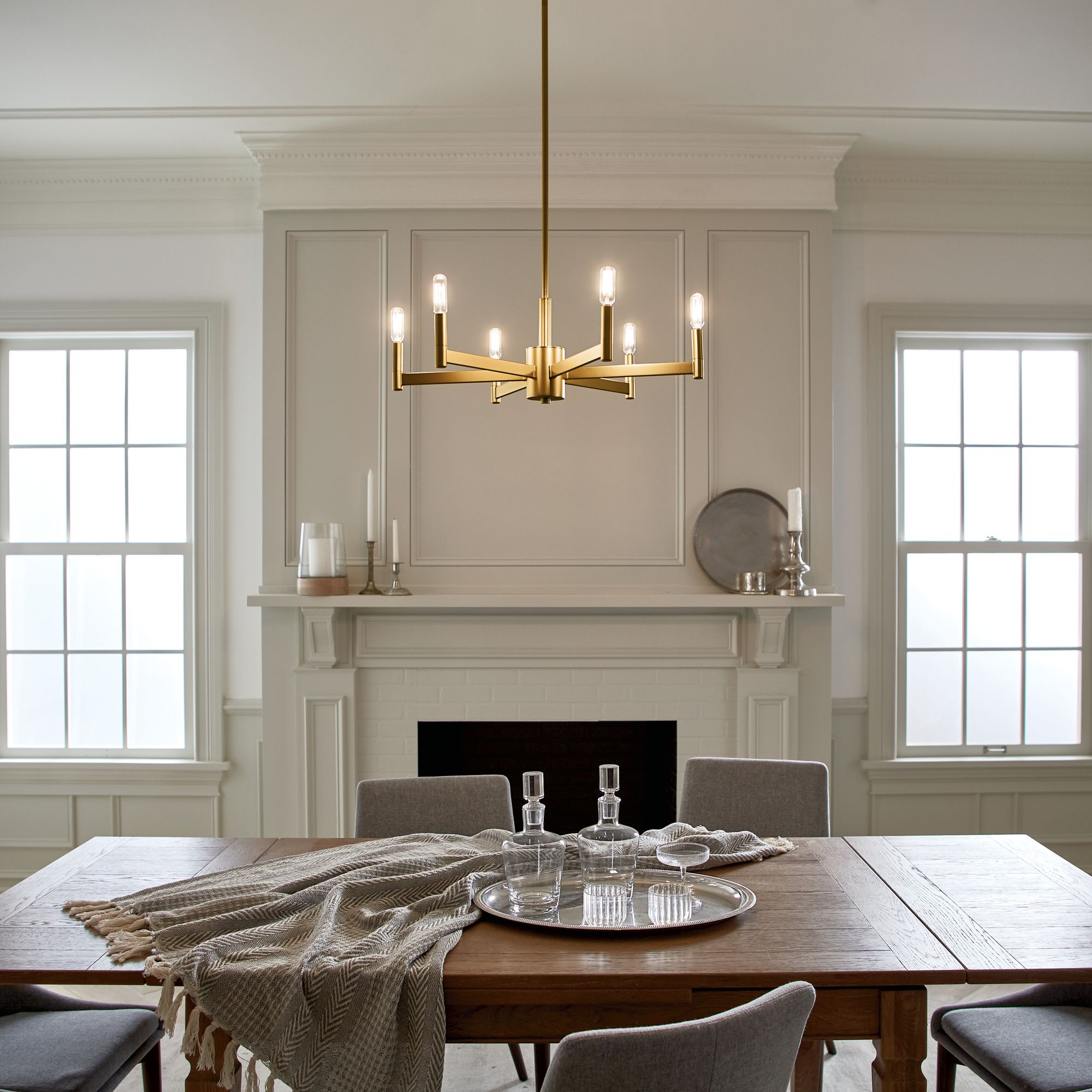 Image 5 Kichler Erzo Chandelier 6Lt more views