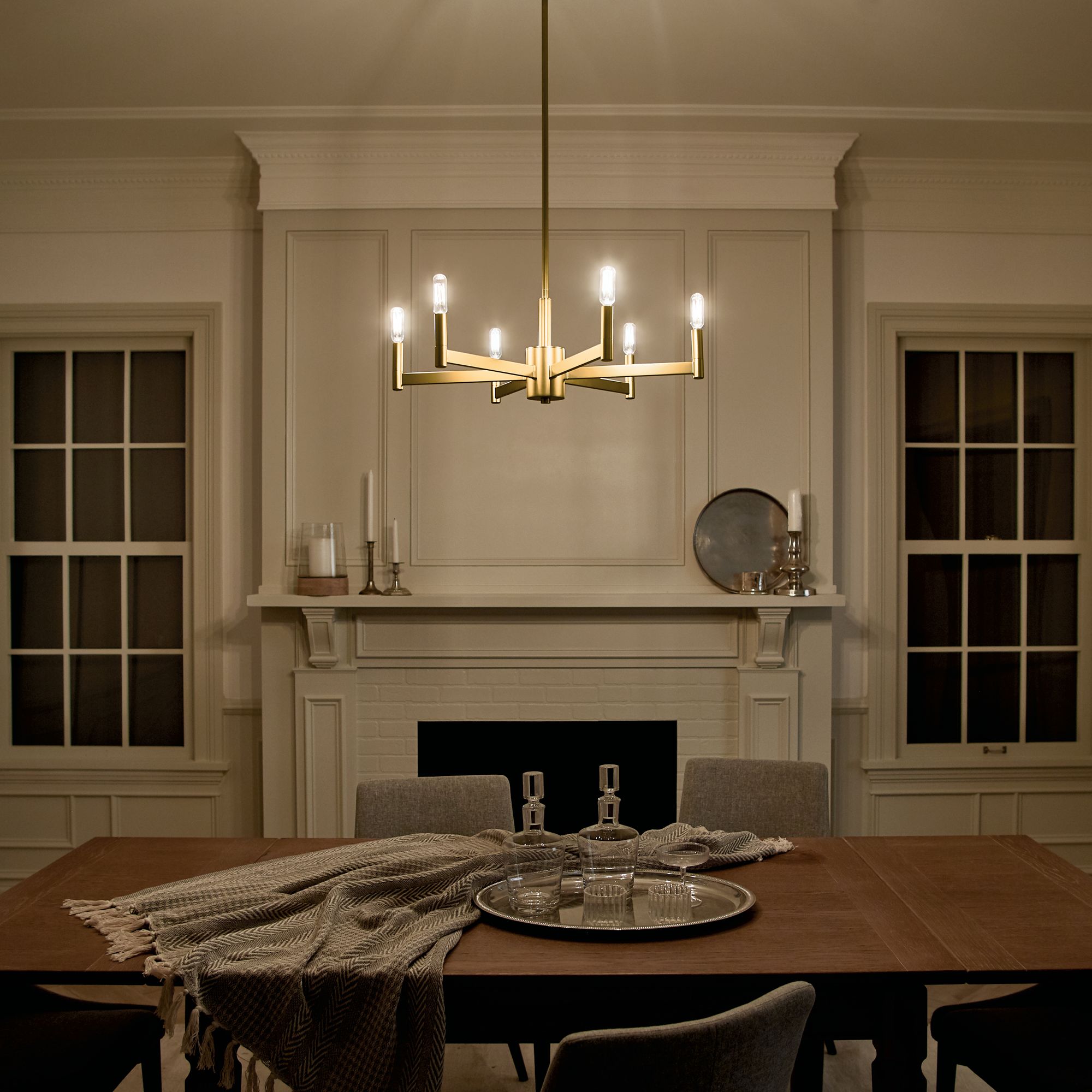Image 6 Kichler Erzo Chandelier 6Lt more views