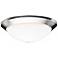 Kichler Etched Glass Dome Nickel 14" Wide Ceiling Light